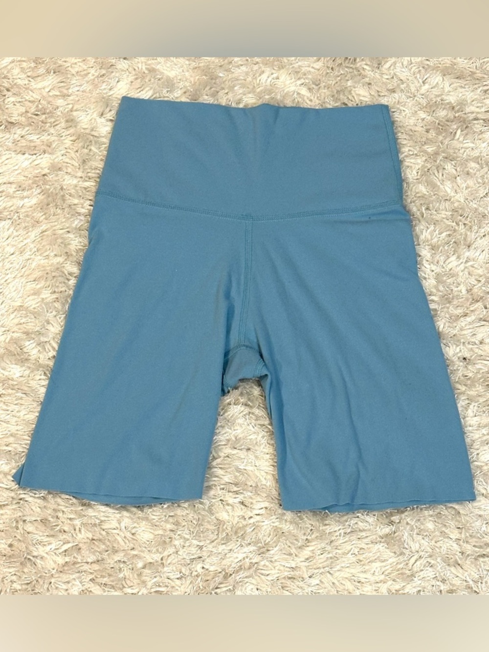 Nike Light Blue Dri-FIT Biker Shorts